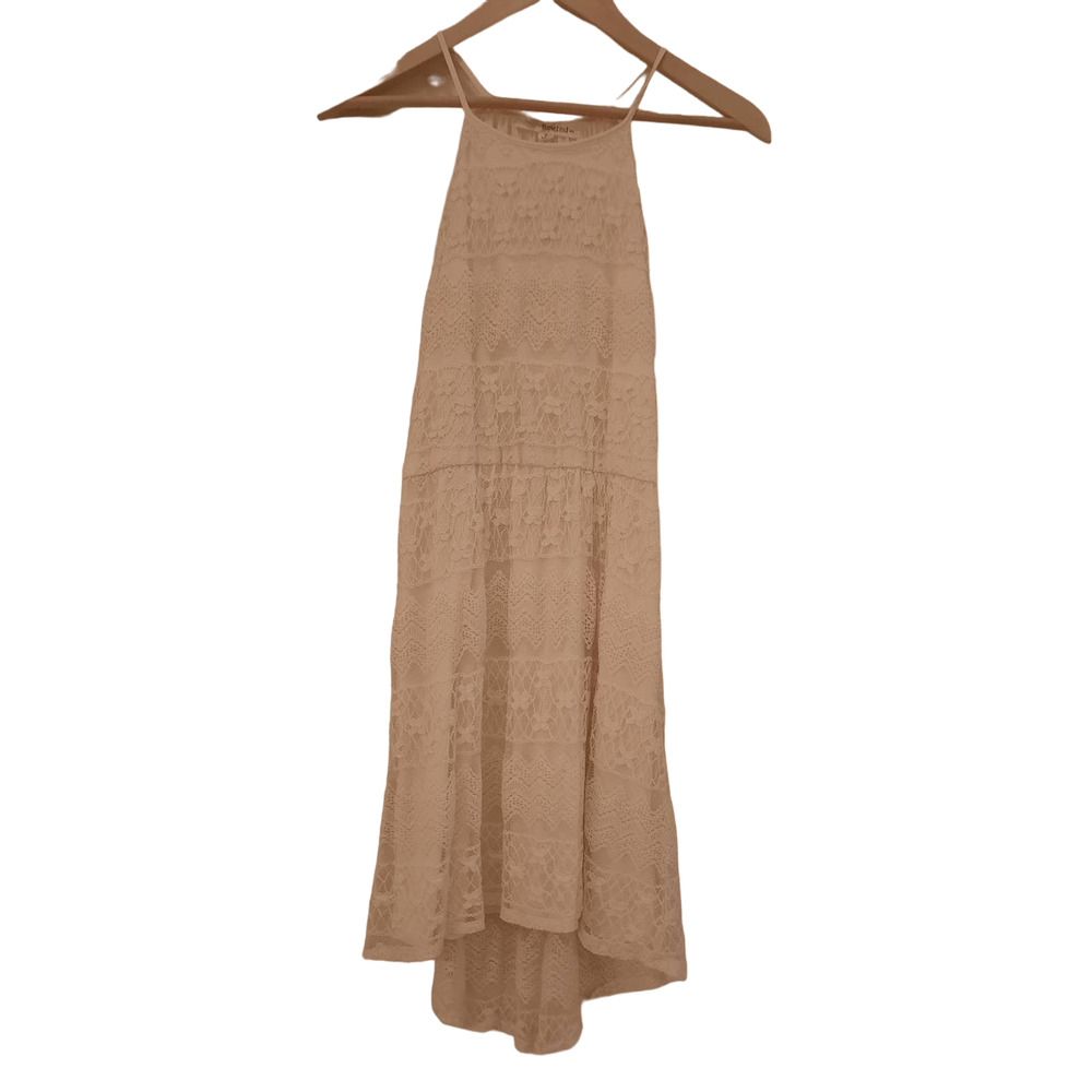 Rewind Lace Off-White Sleeveless Dress - Picture 1 of 5